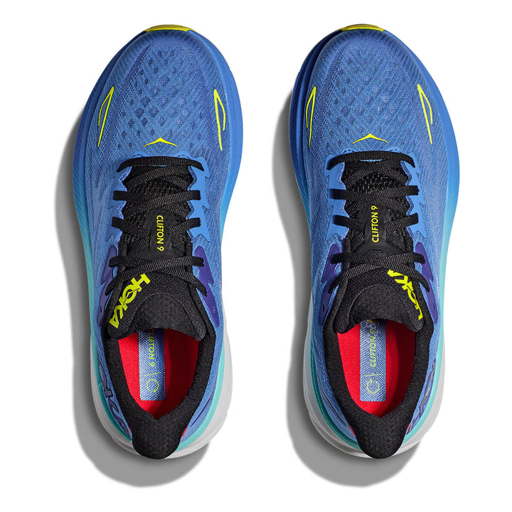 Hoka Clifton 9 Mens Running shoes | Virtual Blue top