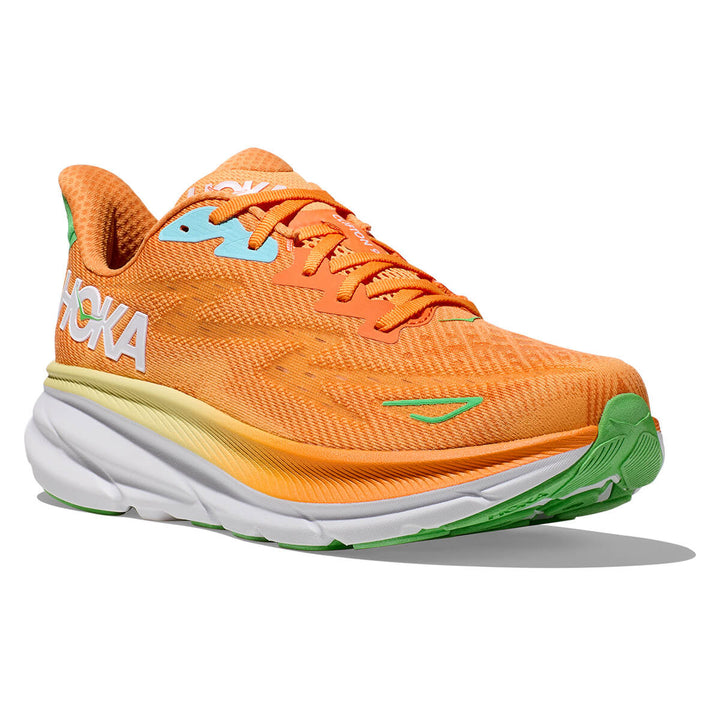 Hoka Clifton 9 Mens Running Shoes | Solar Flare front