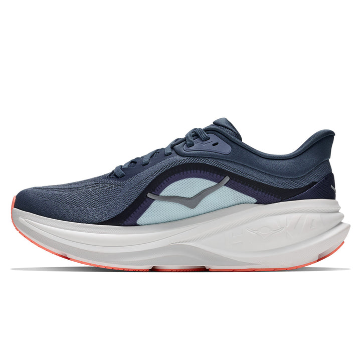 Hoka Clifton Pro Womens | Faded Navy / Glimmering Blue