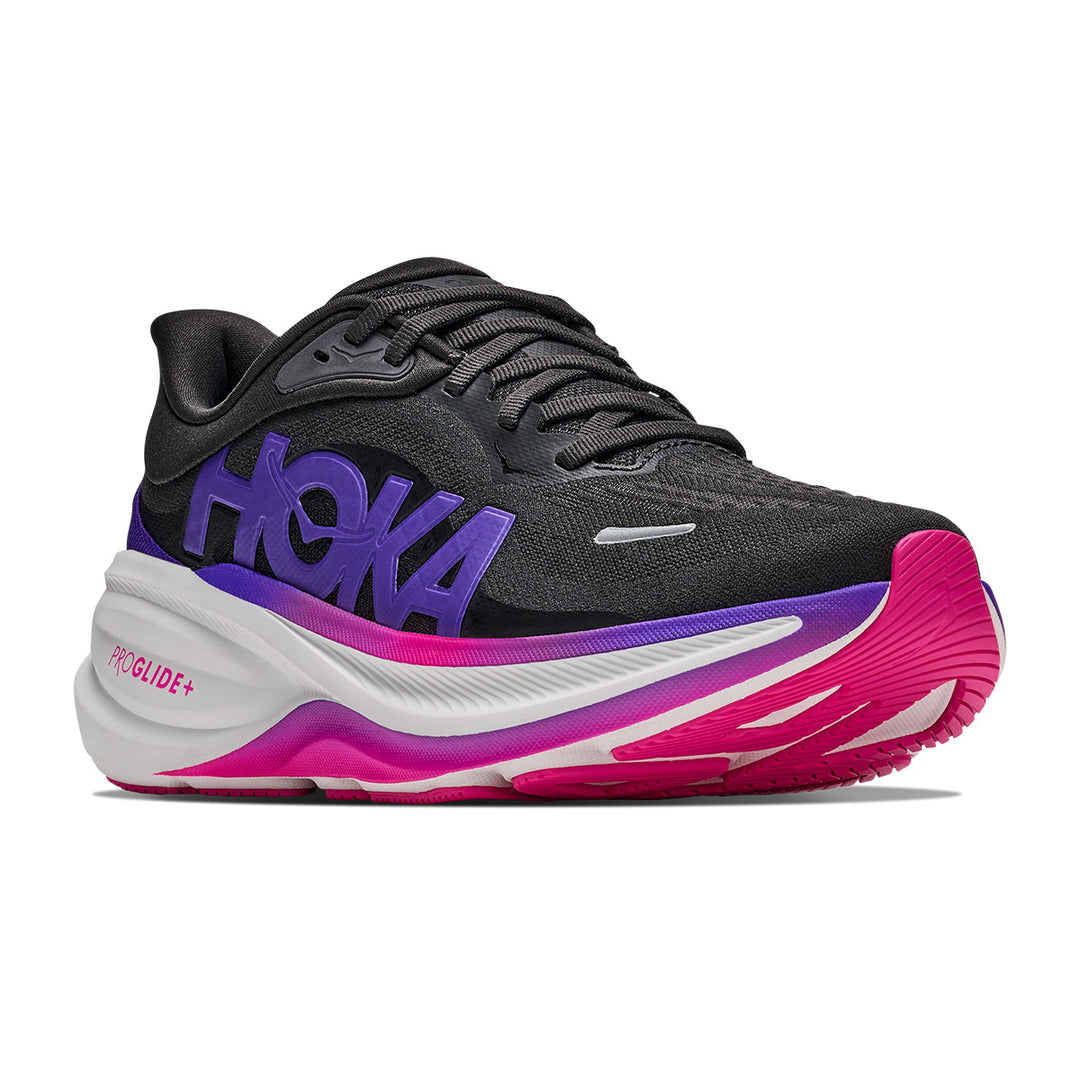 Hoka Clifton Pro Womens | Carbon Black / Cosmic Purple