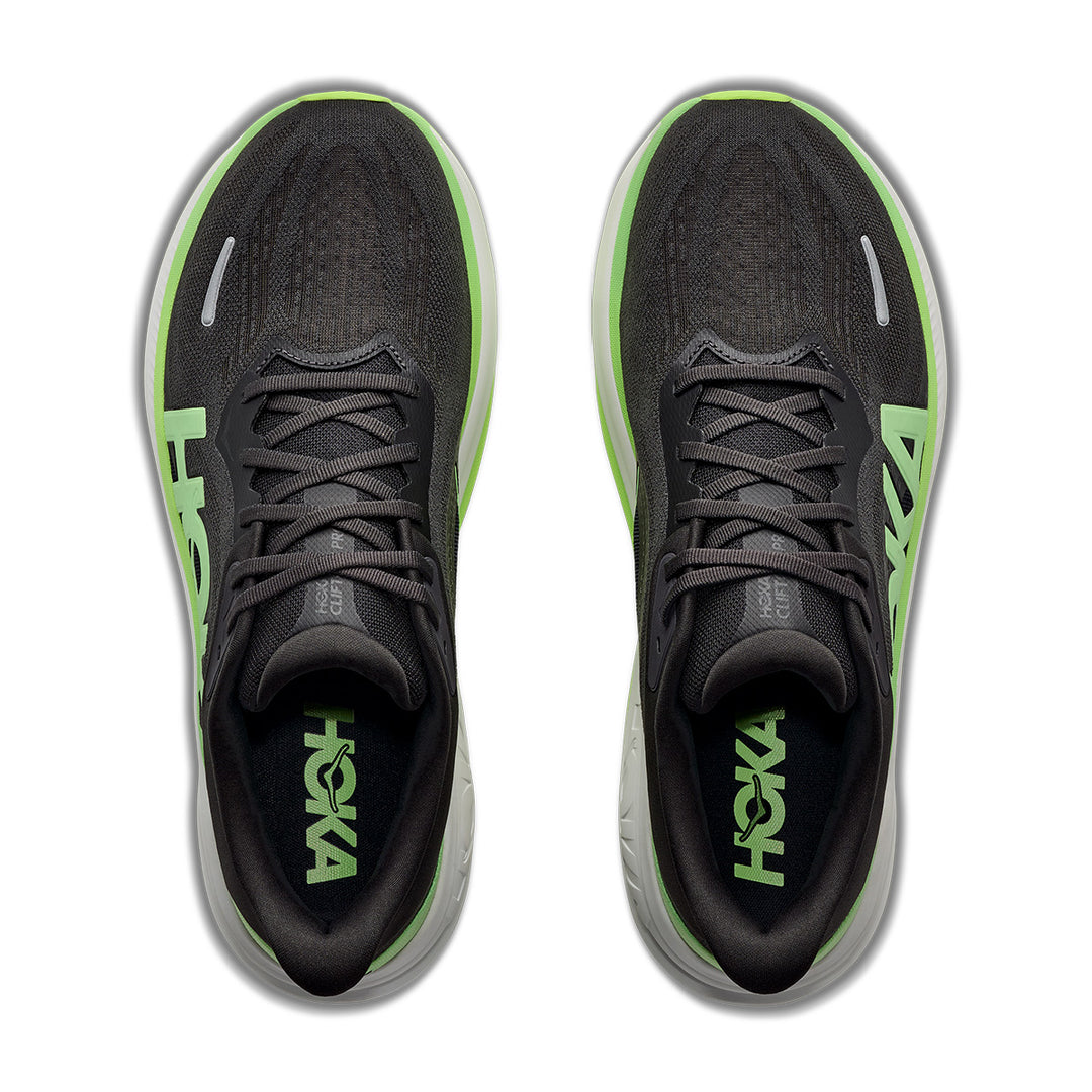 Hoka Clifton Pro Mens | Carbon Black / Tart Apple