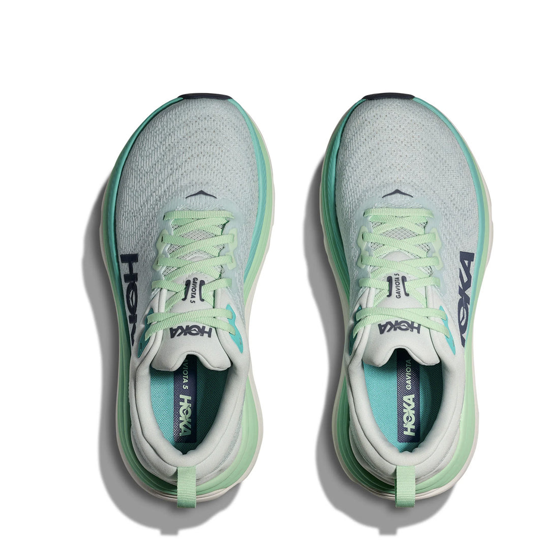 Hoka Gaviota 5 Womens | Snow Melt / Cielo Blue