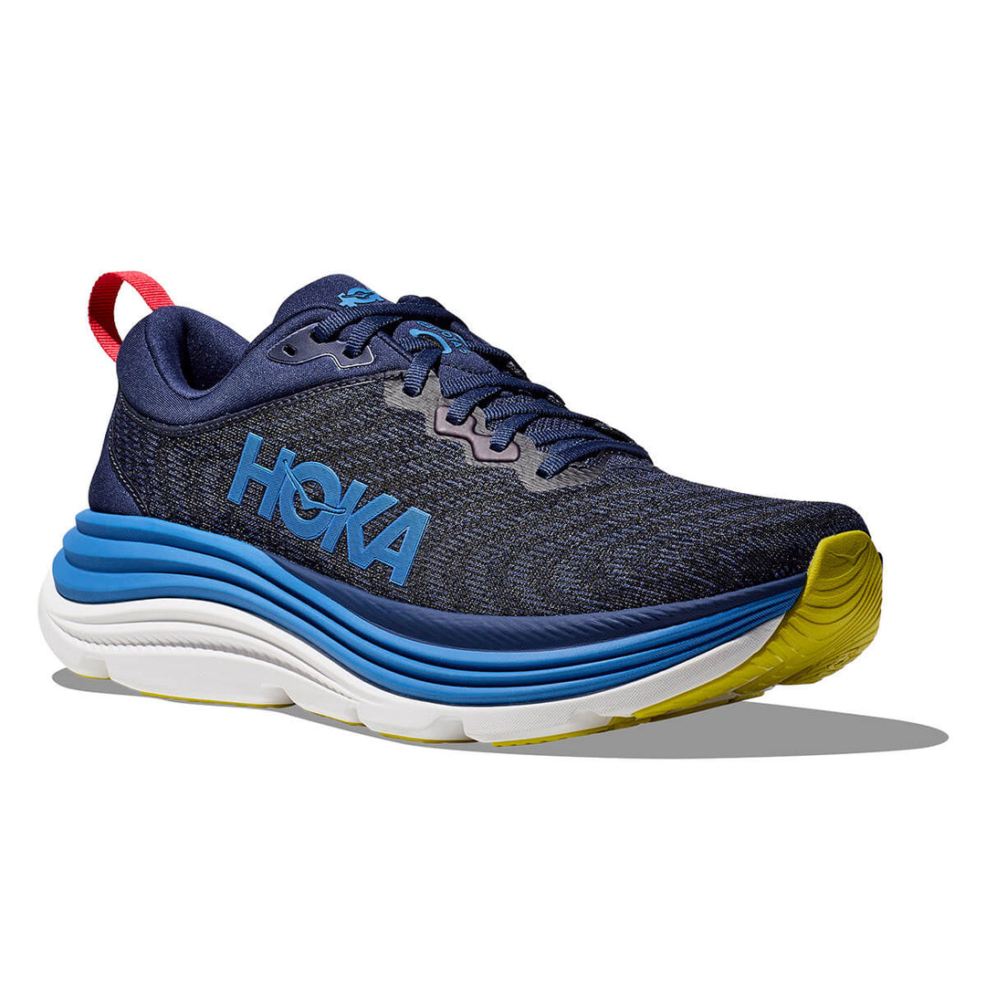 Hoka Gaviota 5 Mens Running Shoes | Bellwether Blue / Evening Sky front