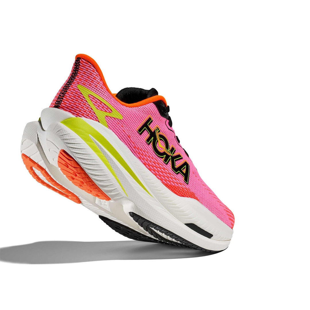 Hoka Mach X 3 Womens | Neon Rose / Neon Tangerine