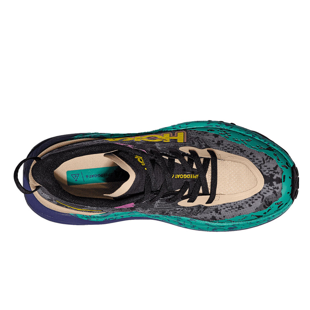 Hoka Speedgoat 6 Mens | Oatmeal / Mountain Iris