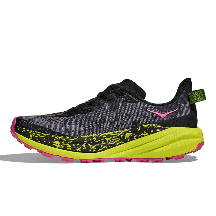 Hoka Speedgoat 6 Womens | Black / Neon Hoka Citrus