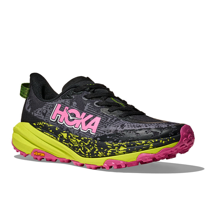 Hoka Speedgoat 6 Womens | Black / Neon Hoka Citrus