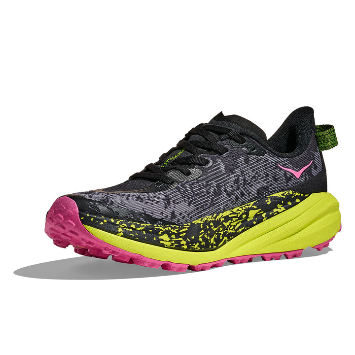 Hoka Speedgoat 6 Womens | Black / Neon Hoka Citrus