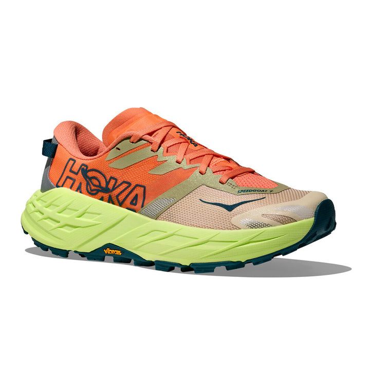 Hoka Speedgoat 7 Womens | Persimmon / Neon Yuzu