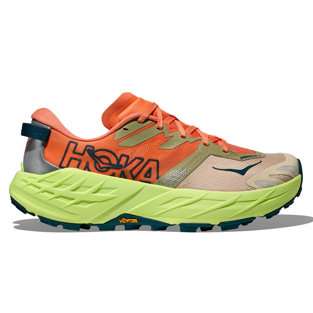Hoka Speedgoat 7 Womens | Persimmon / Neon Yuzu