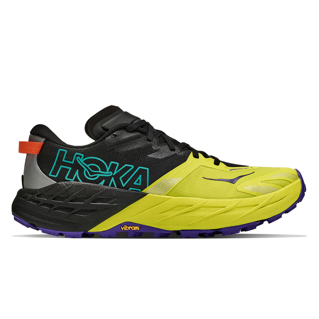 Hoka Speedgoat 7 Mens | Black / Hoka Citrus