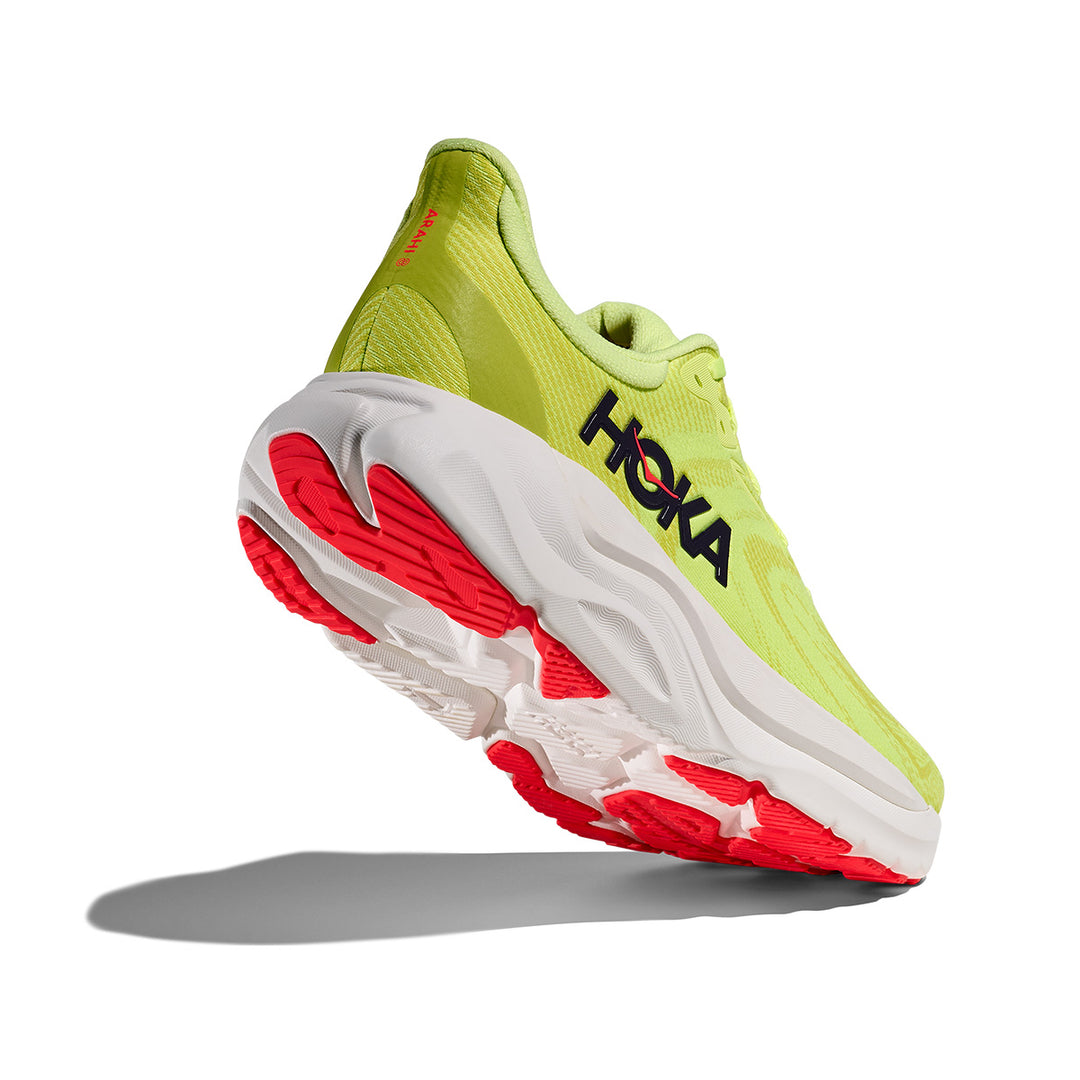 Hoka Arahi 8 Mens | Neon Yuzu / Neon Flame