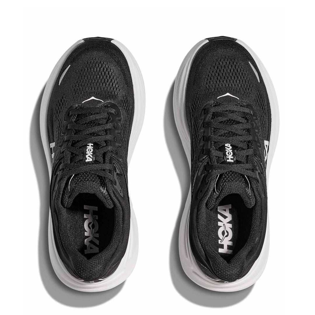 Hoka Bondi 9 Mens | Black / White