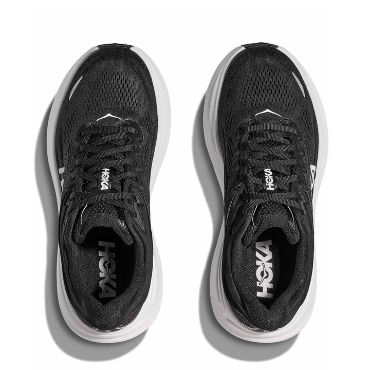 Hoka Bondi 9 Mens | Black / White