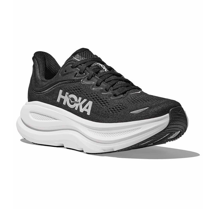 Hoka Bondi 9 Mens | Black / White