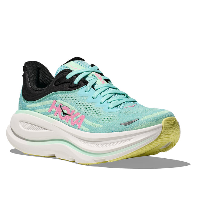 Hoka Bondi 9 Womens | Blue Spark / Mint Fluorite