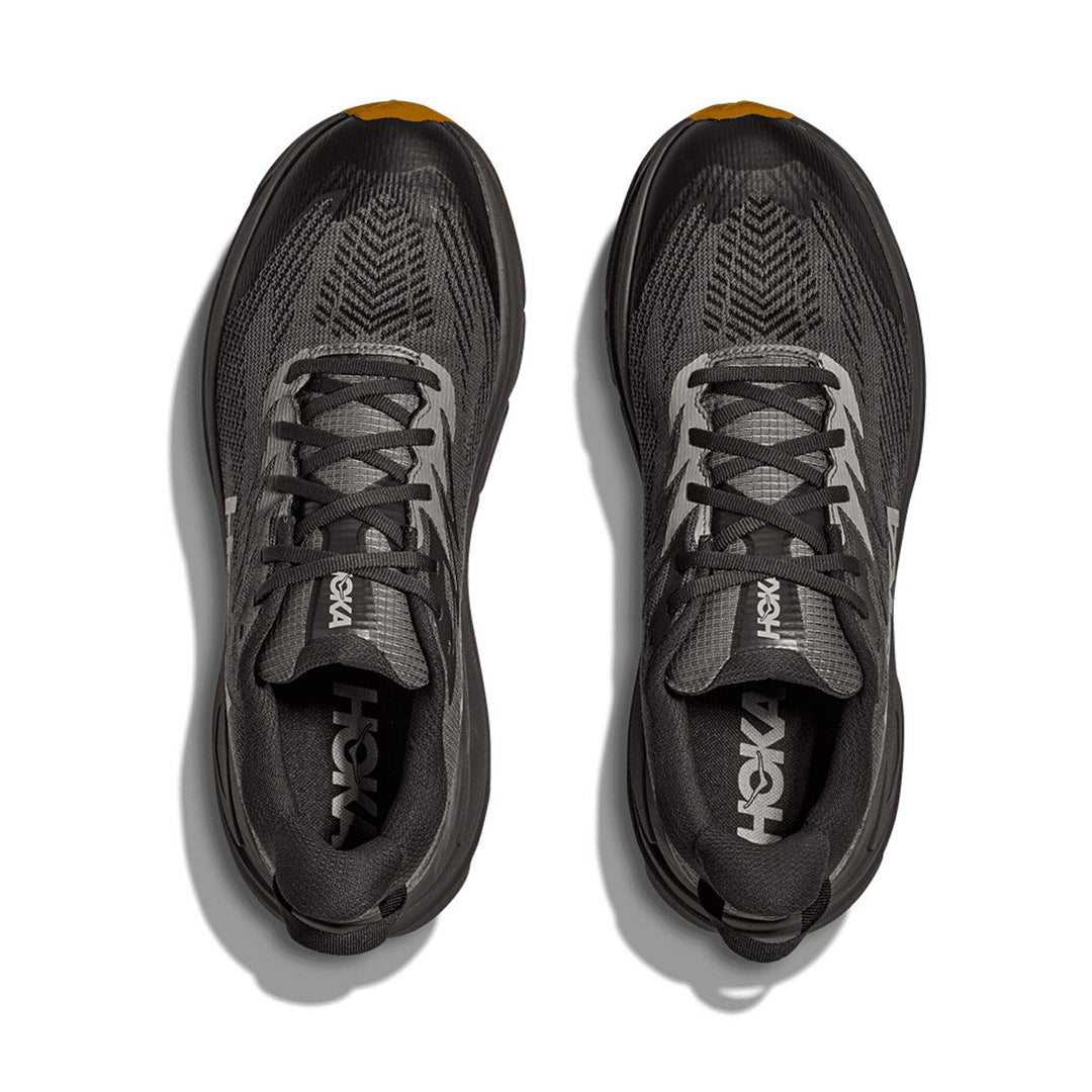 Hoka Challenger 8 GTX Mens | Asphalt Grey / Varsity Yellow