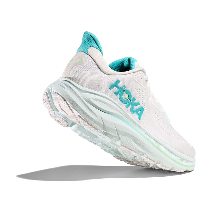 Hoka Clifton 10 Womens | White / Cielo Blue