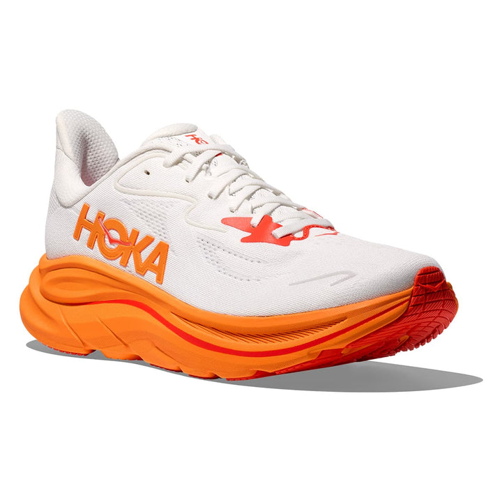 Hoka Clifton 10 Womens | Frost / Orange Zest