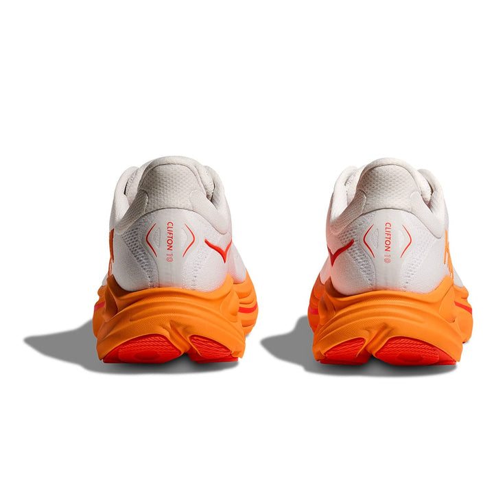 Hoka Clifton 10 Womens | Frost / Orange Zest