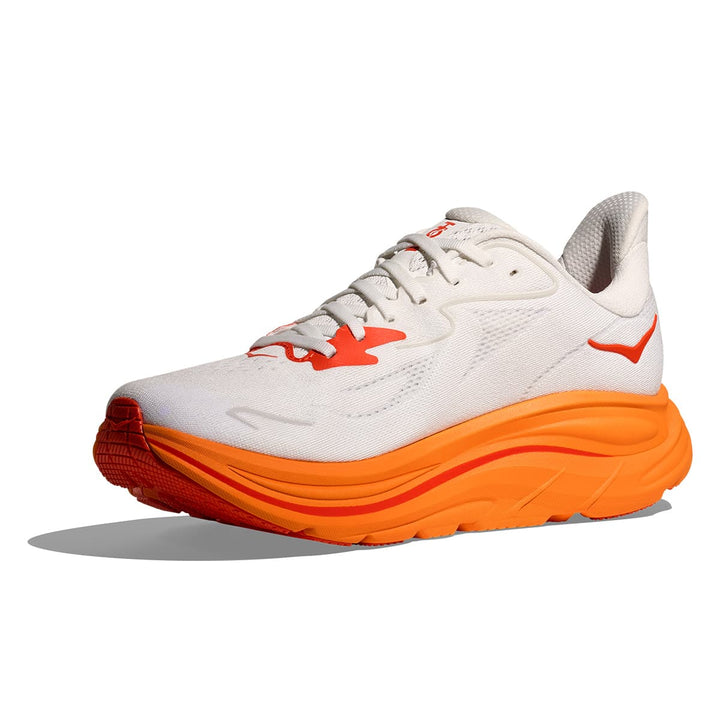 Hoka Clifton 10 Womens | Frost / Orange Zest