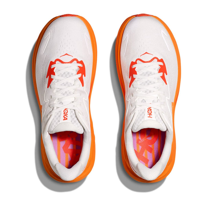 Hoka Clifton 10 Womens | Frost / Orange Zest