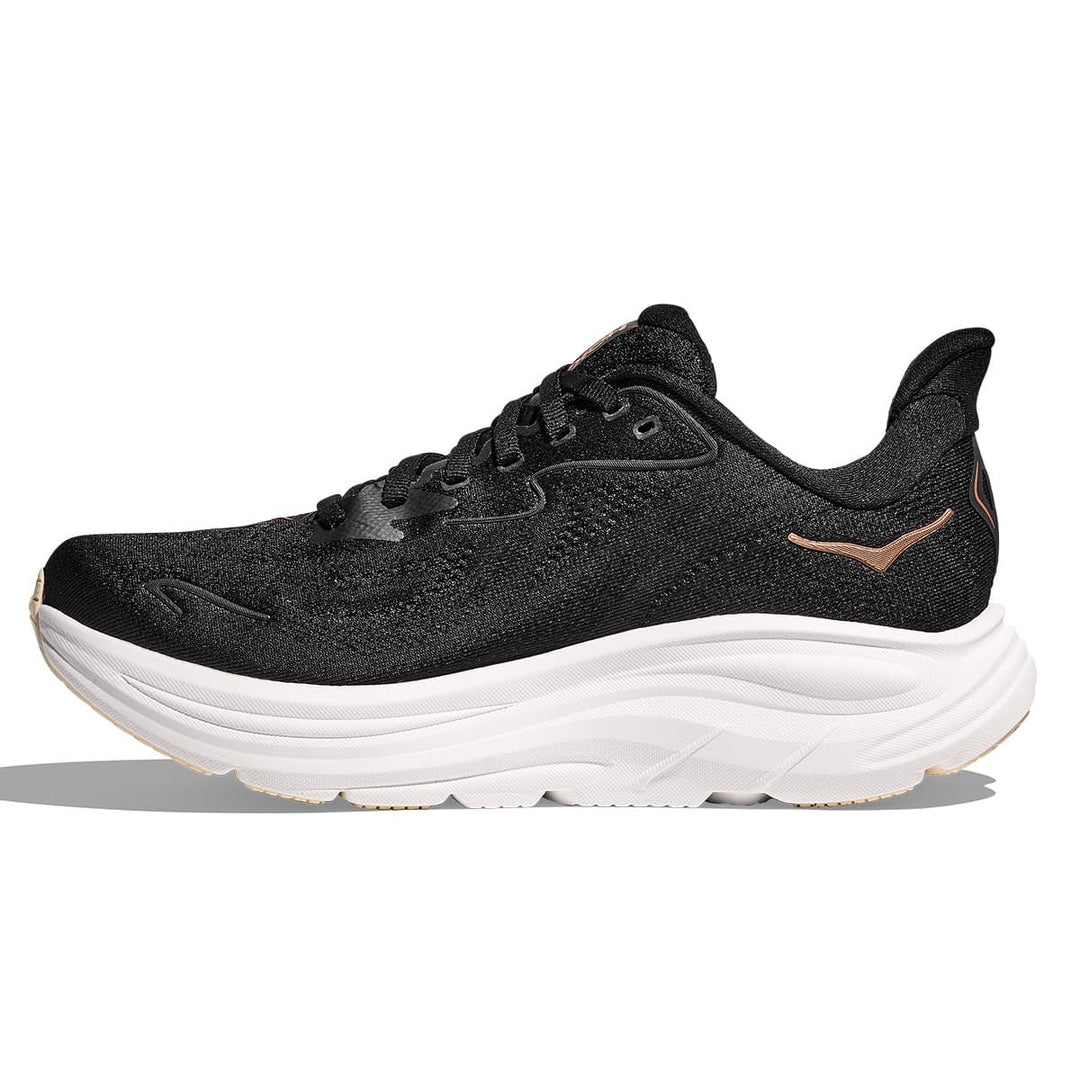 Hoka Clifton 10 Womens | Black / Rose Gold