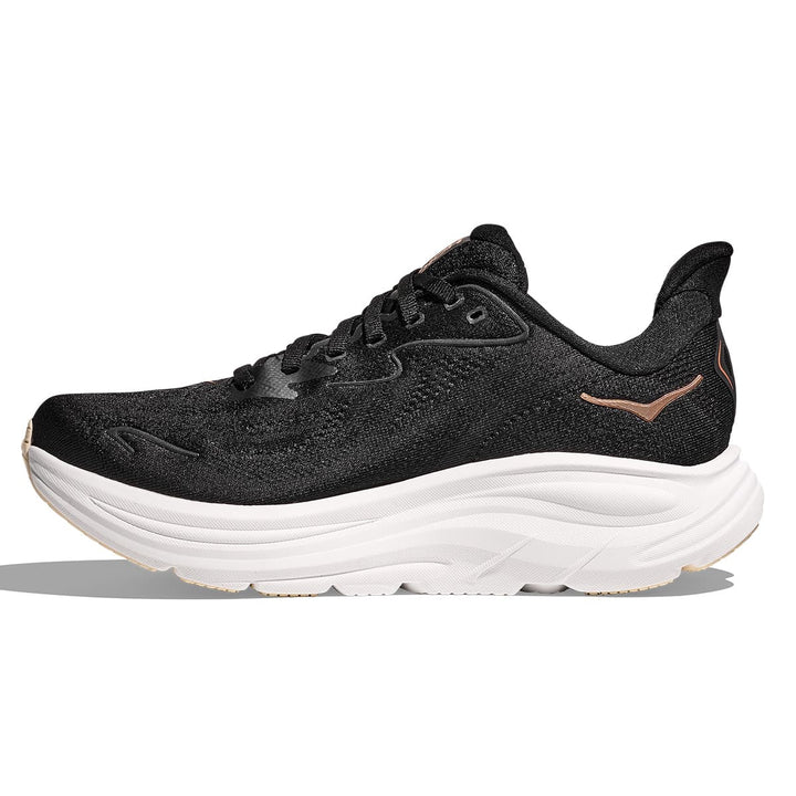 Hoka Clifton 10 Womens | Black / Rose Gold