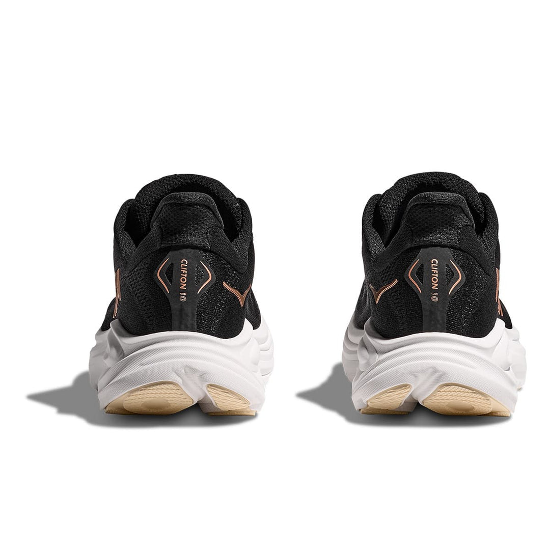 Hoka Clifton 10 Womens | Black / Rose Gold