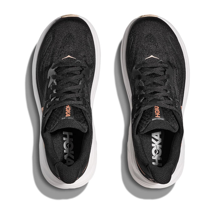 Hoka Clifton 10 Womens | Black / Rose Gold