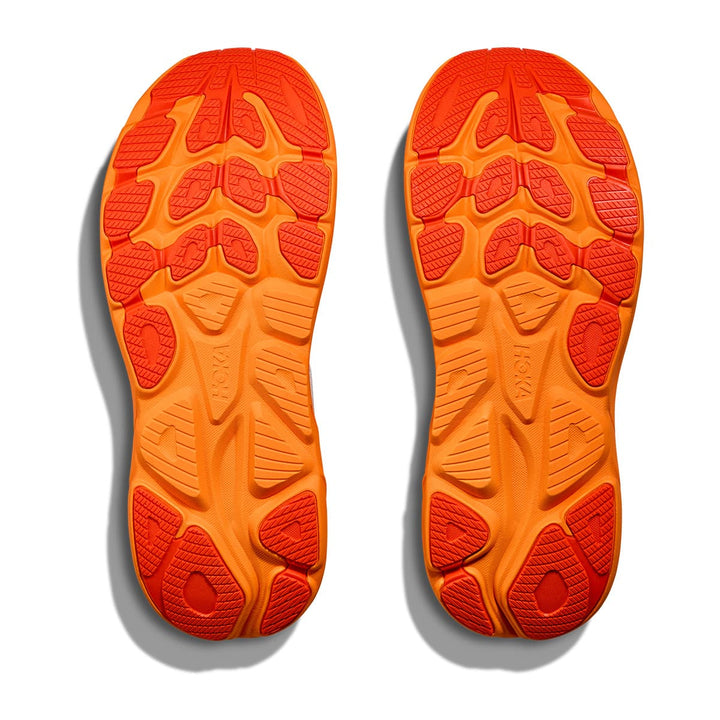 Hoka Clifton 10 Mens | Frost / Orange Zest