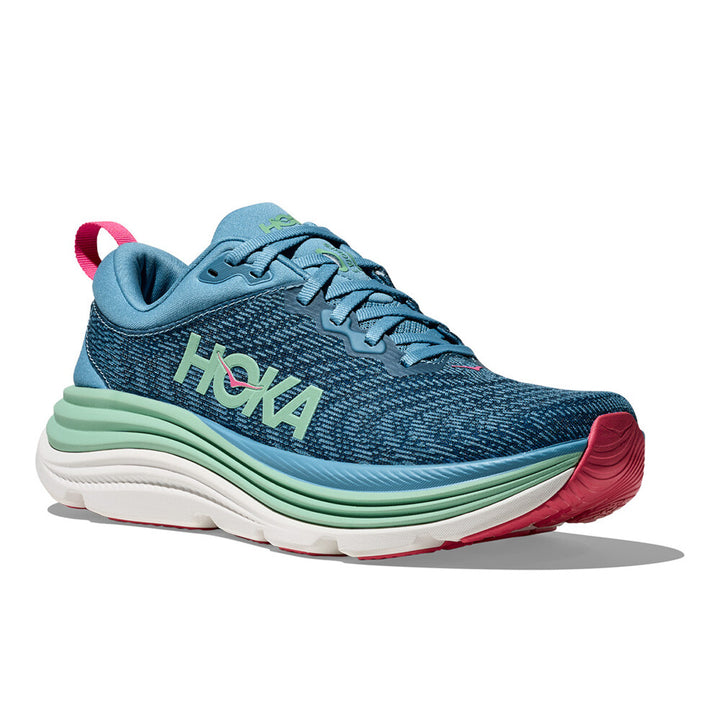 Hoka Gaviota 5 Womens | Alpine Blue / Jadeite