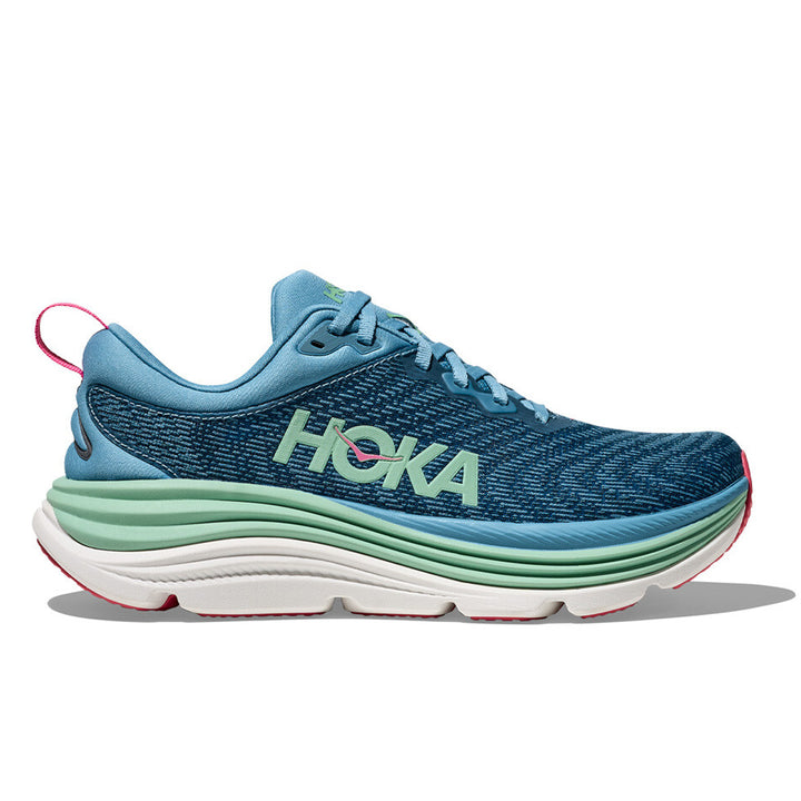 Hoka Gaviota 5 Womens | Alpine Blue / Jadeite