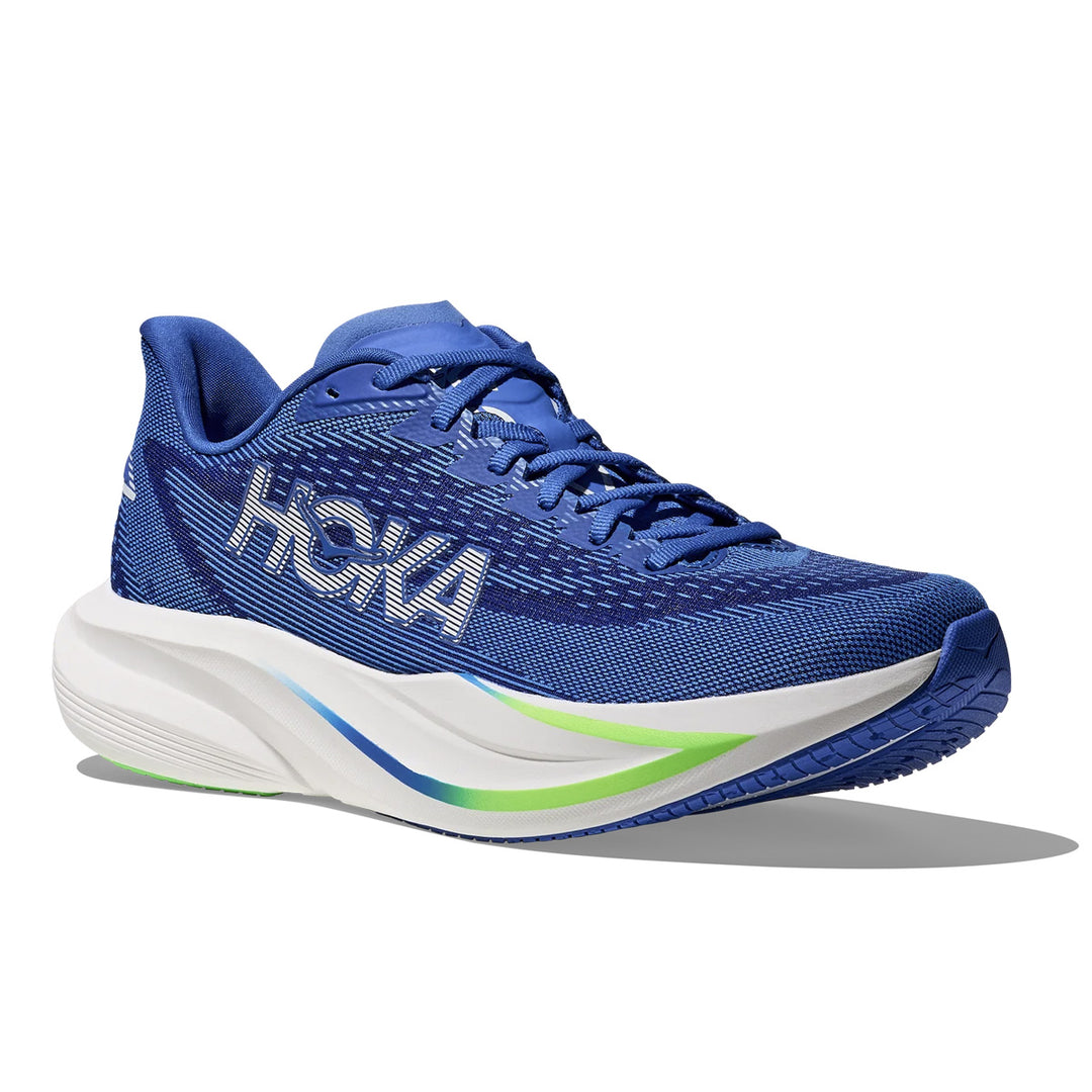 Hoka Mach 7 Mens | Cobalt Blue / Neon Green
