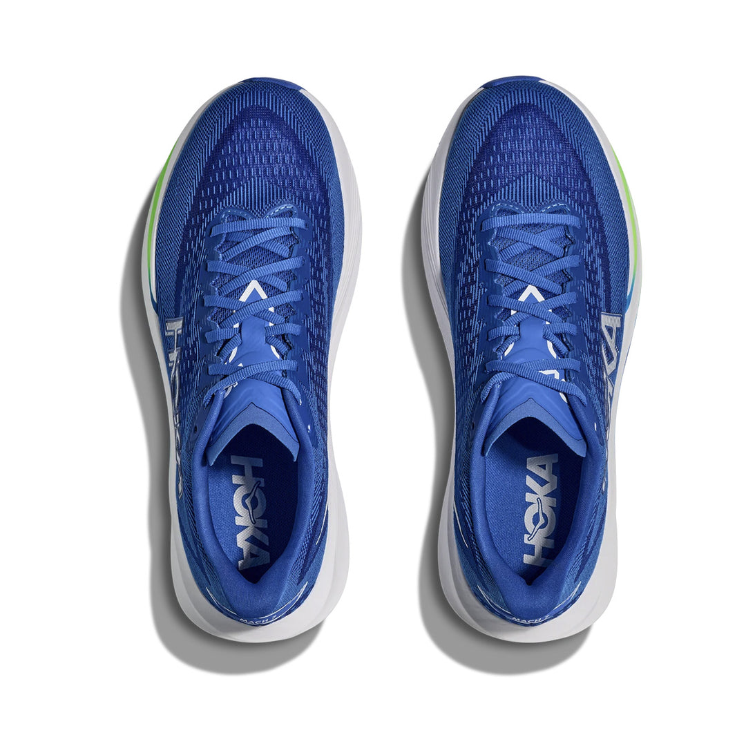Hoka Mach 7 Mens | Cobalt Blue / Neon Green