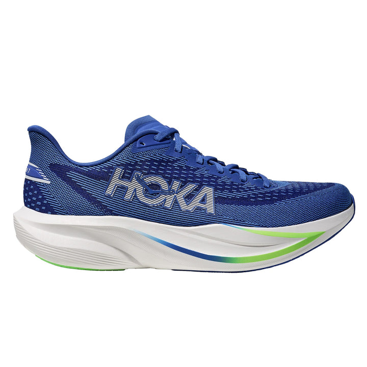 Hoka Mach 7 Mens | Cobalt Blue / Neon Green