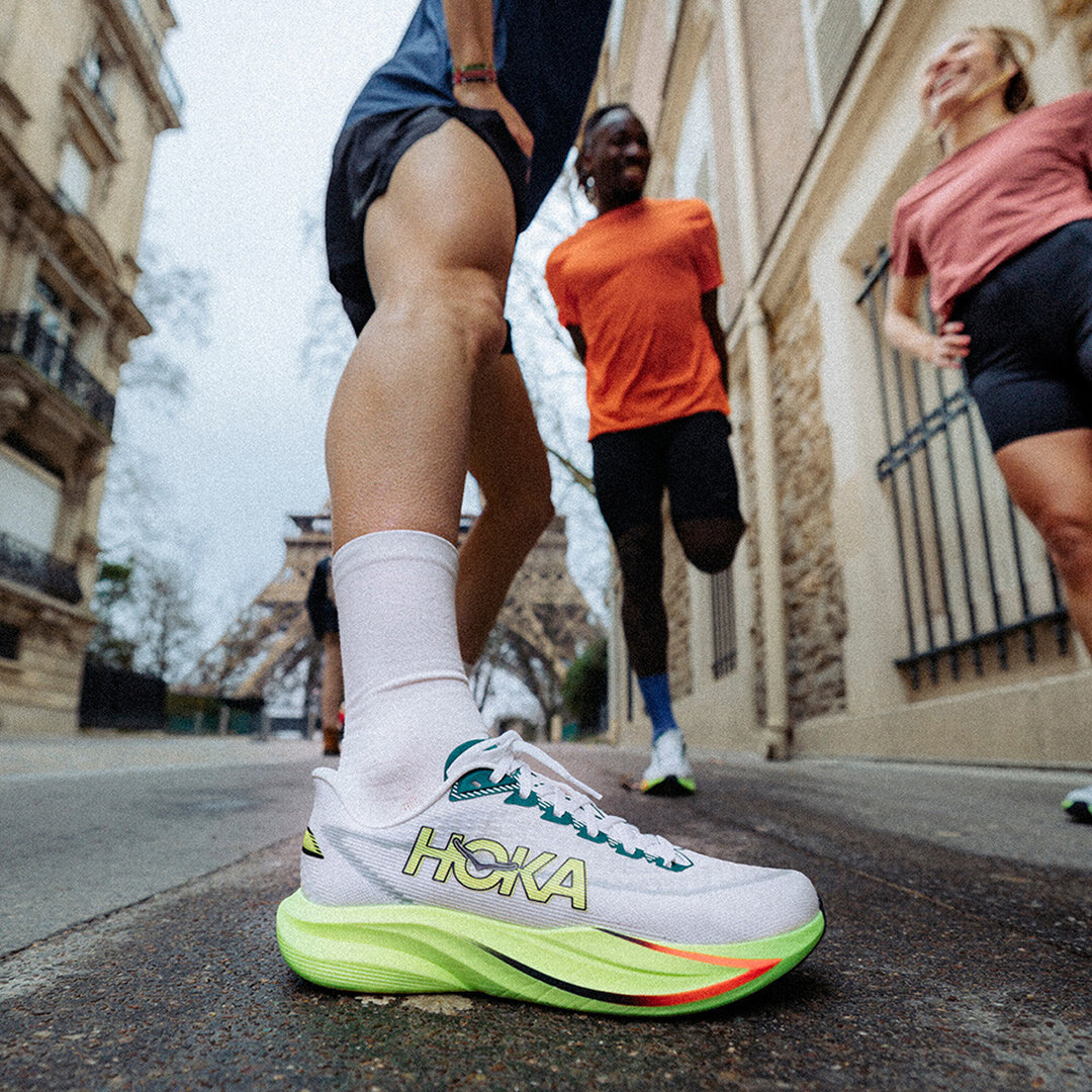 Hoka Mach 7 Mens | Frost / Neon Yuzu