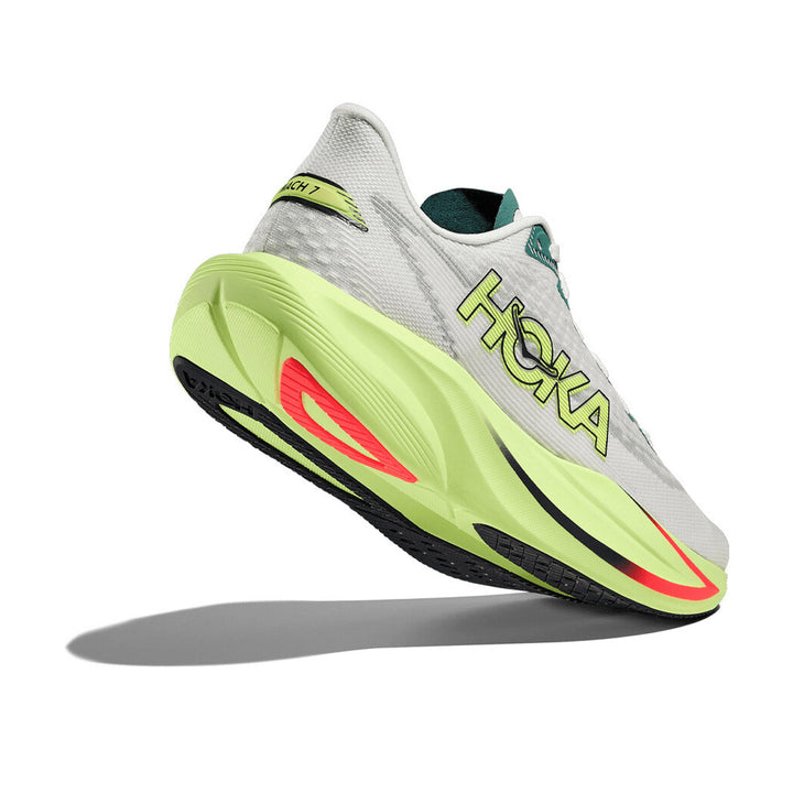 Hoka Mach 7 Mens | Frost / Neon Yuzu