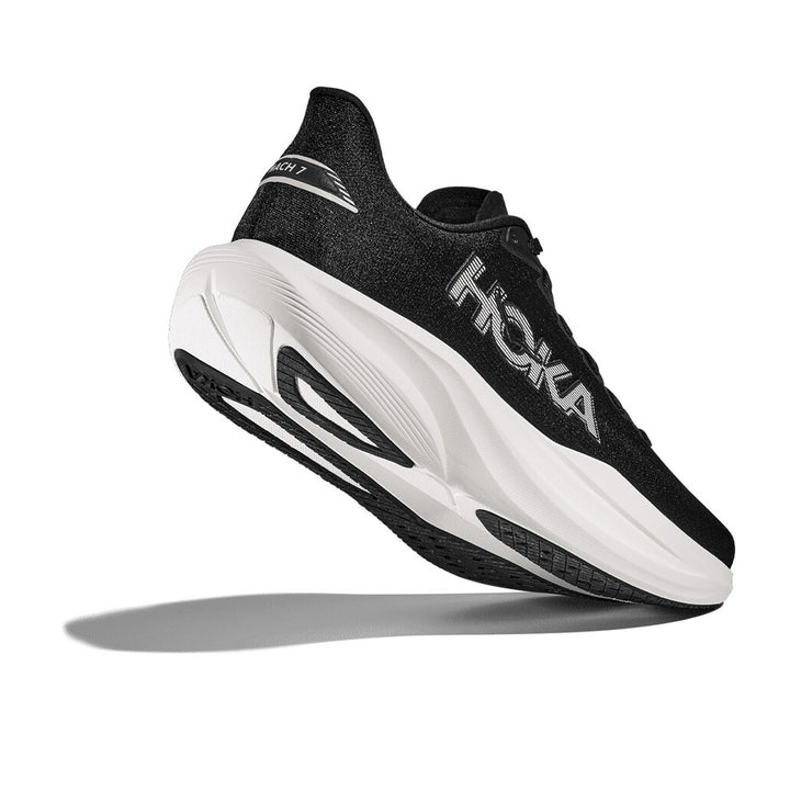 Hoka Mach 7 Womens | Black / White