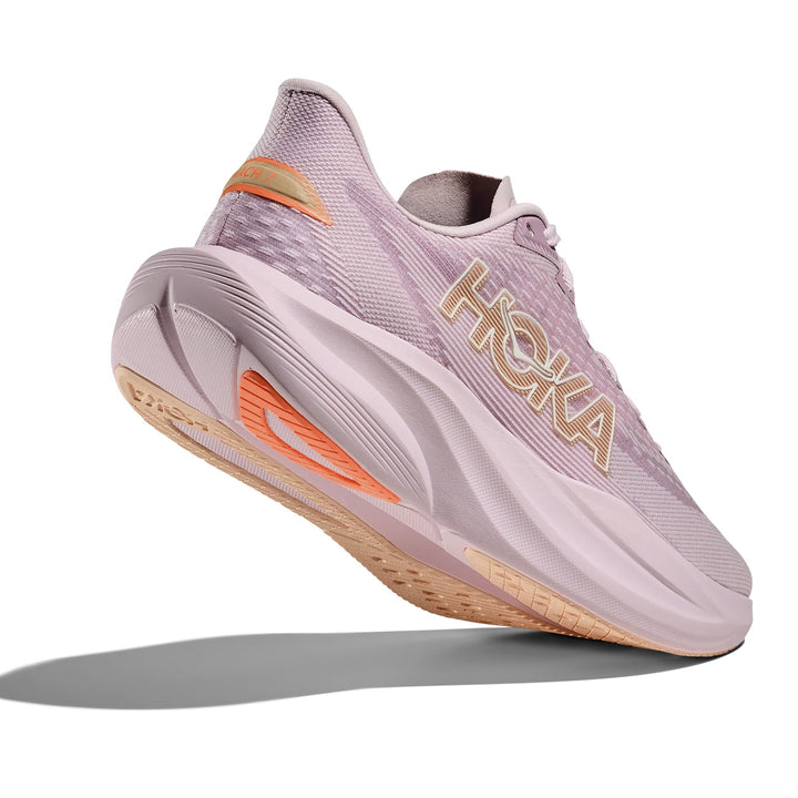 Hoka Mach 7 Womens | Lilac Cream / Tangerine Glow