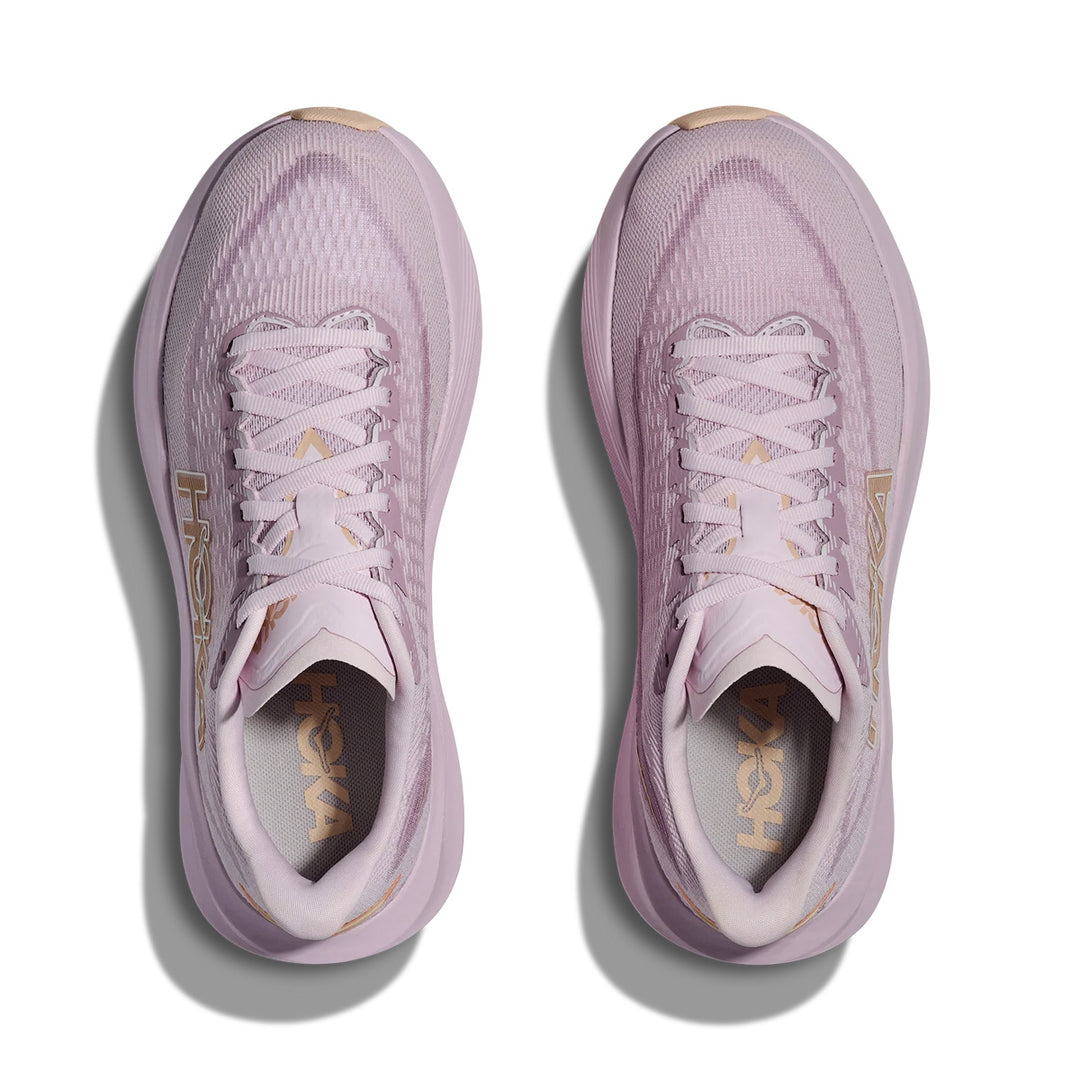 Hoka Mach 7 Womens | Lilac Cream / Tangerine Glow