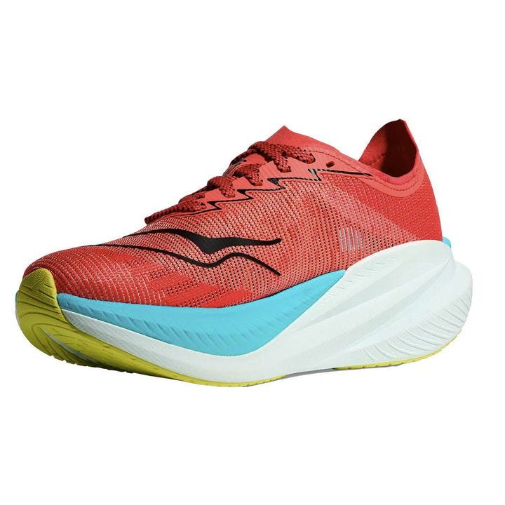 Hoka Mach X 2 Mens | Grapefruit / Electric Coral