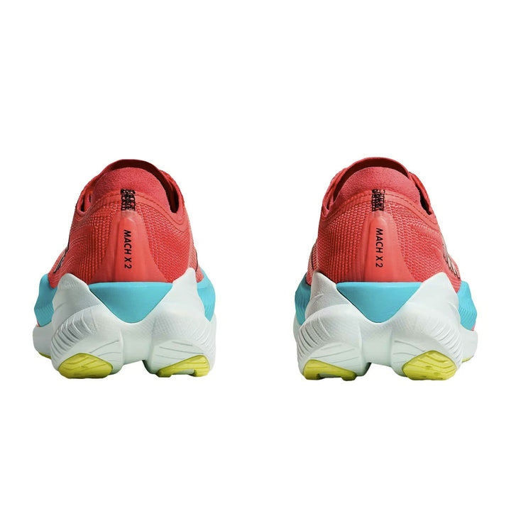Hoka Mach X 2 Mens | Grapefruit / Electric Coral