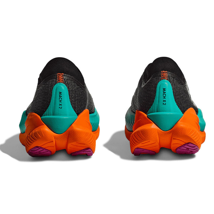 Hoka Mach X 2 Womens | Black / Electric Aqua