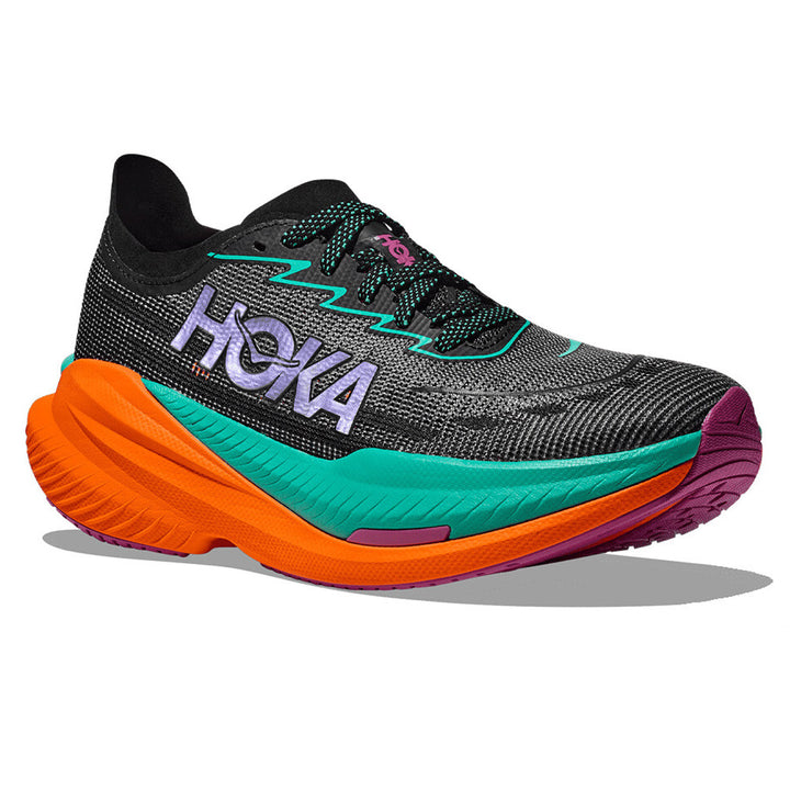 Hoka Mach X 2 Womens | Black / Electric Aqua