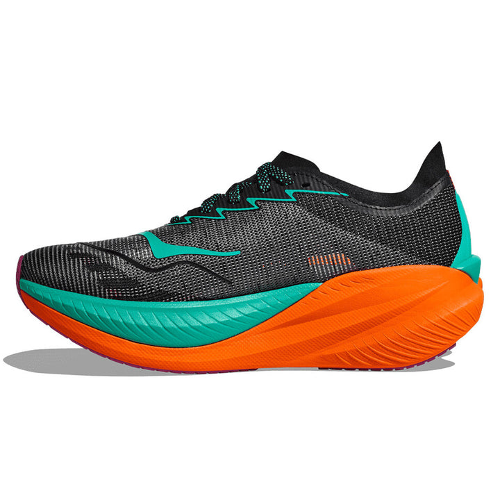 Hoka Mach X 2 Womens | Black / Electric Aqua