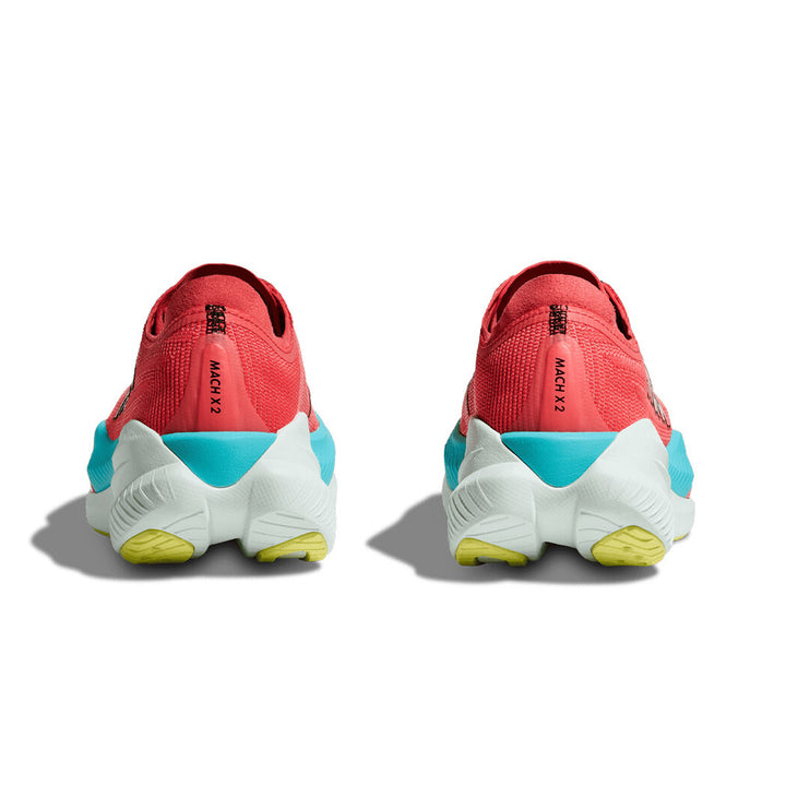 Hoka Mach X 2 Womens | Grapefruit / Electric Coral