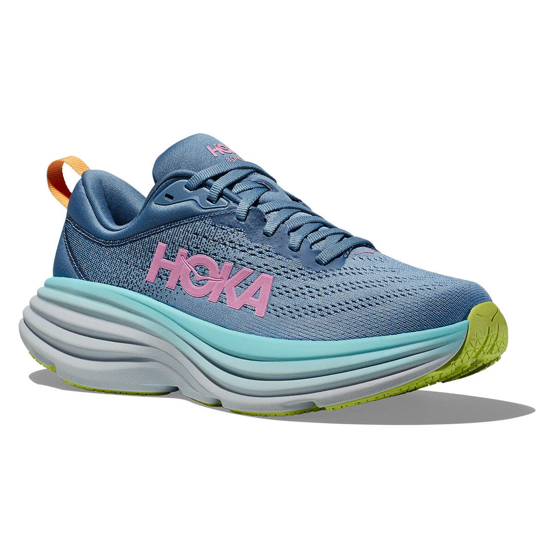 Hoka Bondi 8 Womens Running Shoes | Shadow / Dusk toe rocker