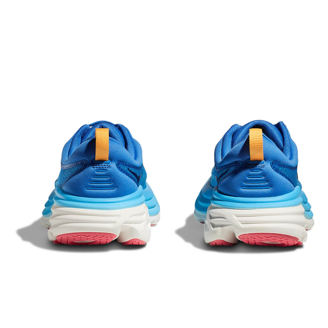 Hoka Bondi 8 Womens Running Shoes | Virtual Blue / Swim Day heel drop
