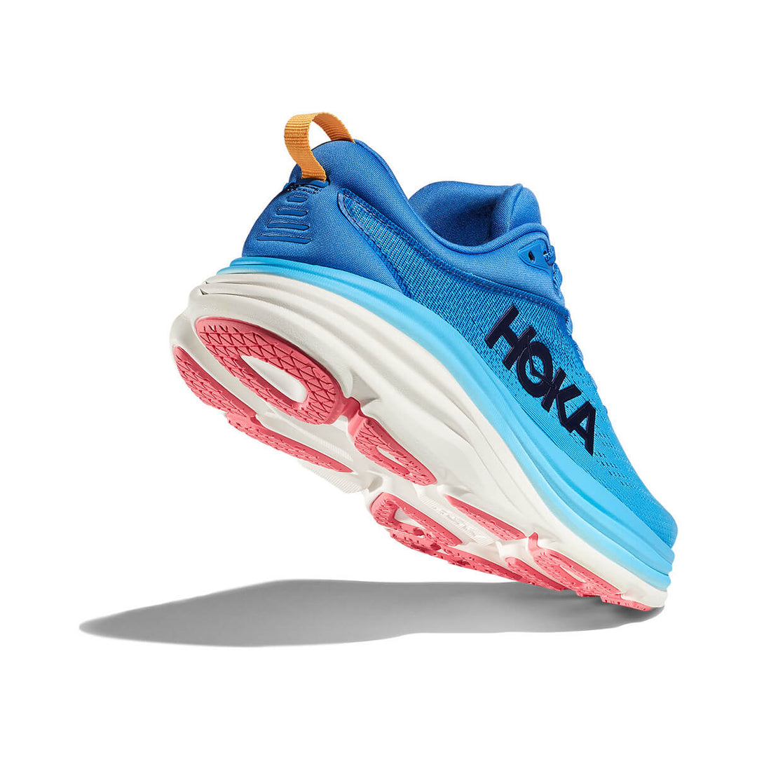 Hoka Bondi 8 Womens Running Shoes | Virtual Blue / Swim Day underside